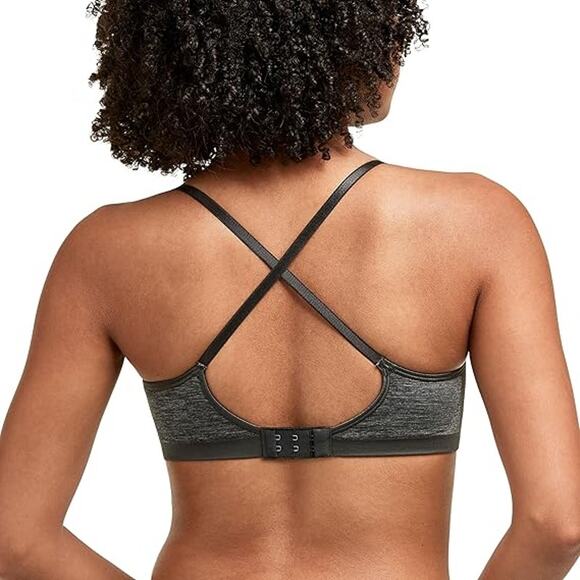 Hanes Womens Medium Wireless Full Coverage Convertible Smoothing T Shirt Bra - Picture 4 of 5